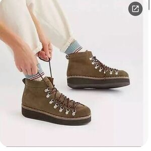 Free People Brown Suede Boots